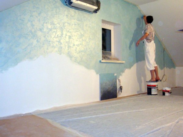 Какие существую техники декоративной покраски стен с эффектом песка: что такое песочная покраска