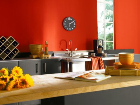 Какой краской покрасить кухню, и как это правильно сделать